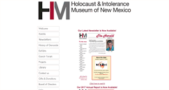 Desktop Screenshot of nmholocaustmuseum.org
